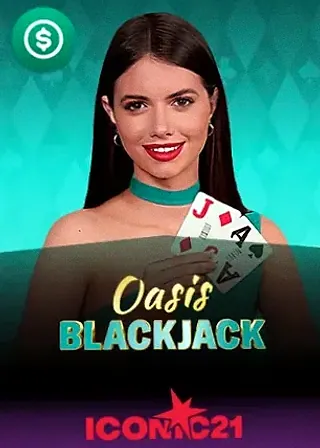 Oasis Blackjack live game cover